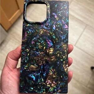 Flaunt iPhone 13 Pro Max Square Abalone Shell Case